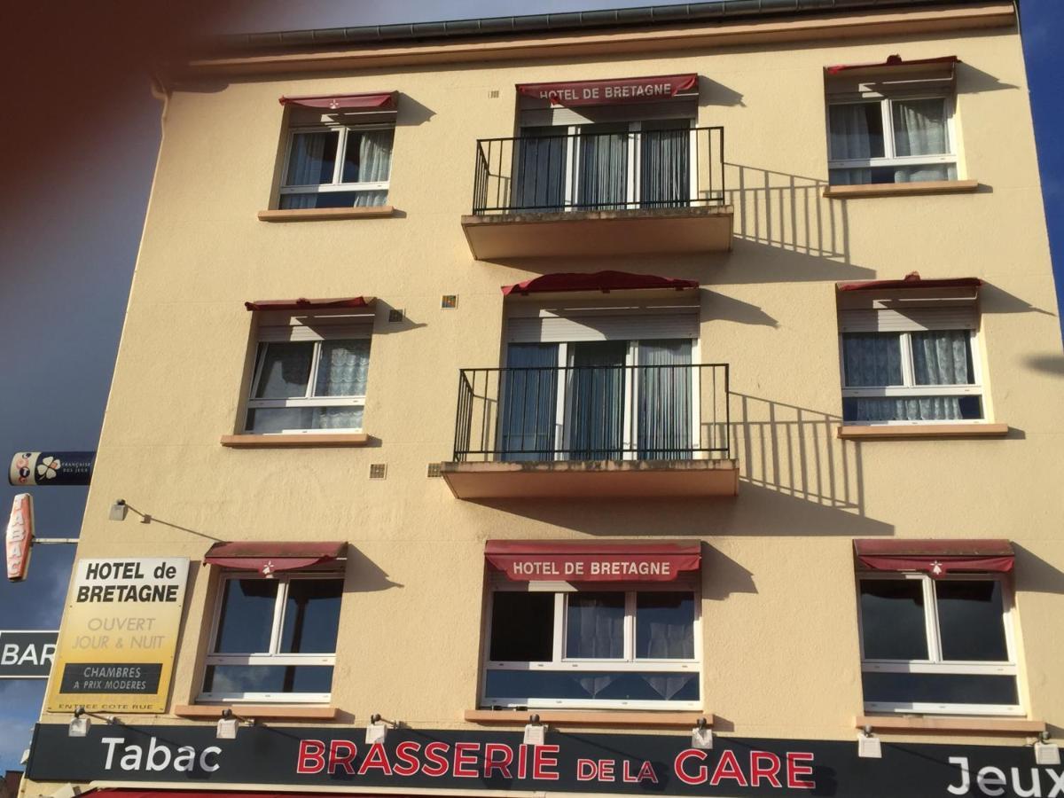 Hotel De Bretagne Fougères Exterior foto